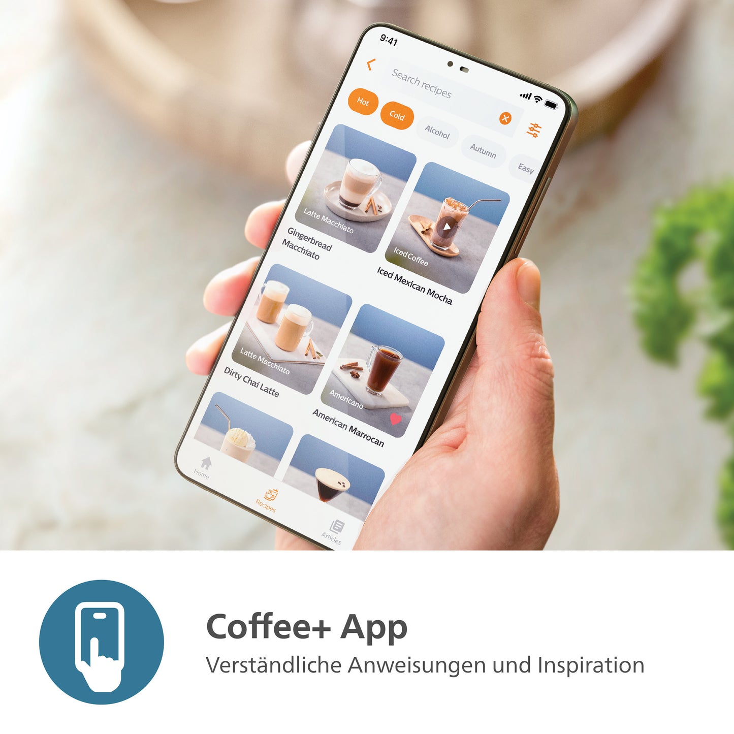 Kaffeevollautomat EP3347/90 Serie 3300 LatteGo, 5 Kaffeespezialitäten Matt-Schwarz, Silber-lackierte Arena, Edelstahl Abtropfschale